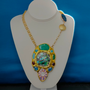 20" Gold Plated Turquoise