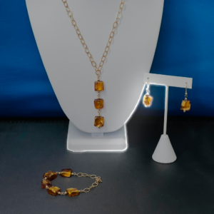 Gold Foil Venetian Beads