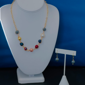Multi Color Round Natural Beads